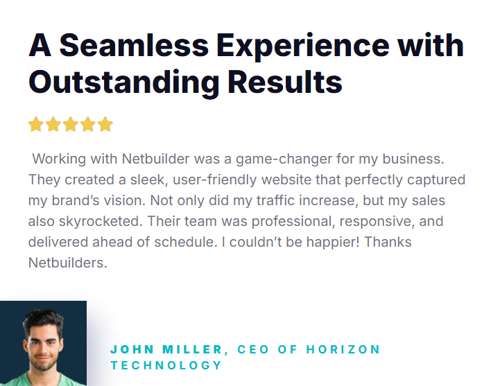 NetBuilders delivering online business success
